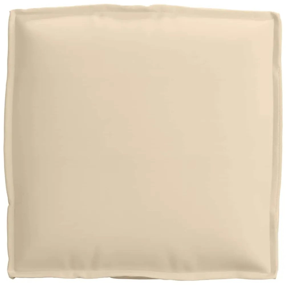 Almofadas de Pallet para Assento 2 pcs Beige 40x40x8 cm Tecido Oxford