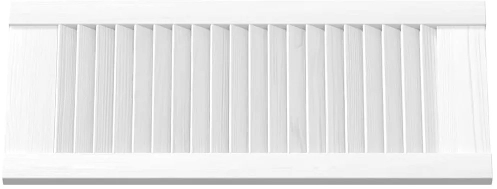 Portas de armário 2 pcs design de persiana 61,5x29,5 cm branco