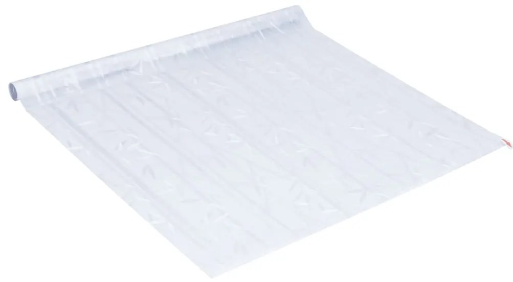 Películas para janela 2 pcs PVC fosco padrão de bambu