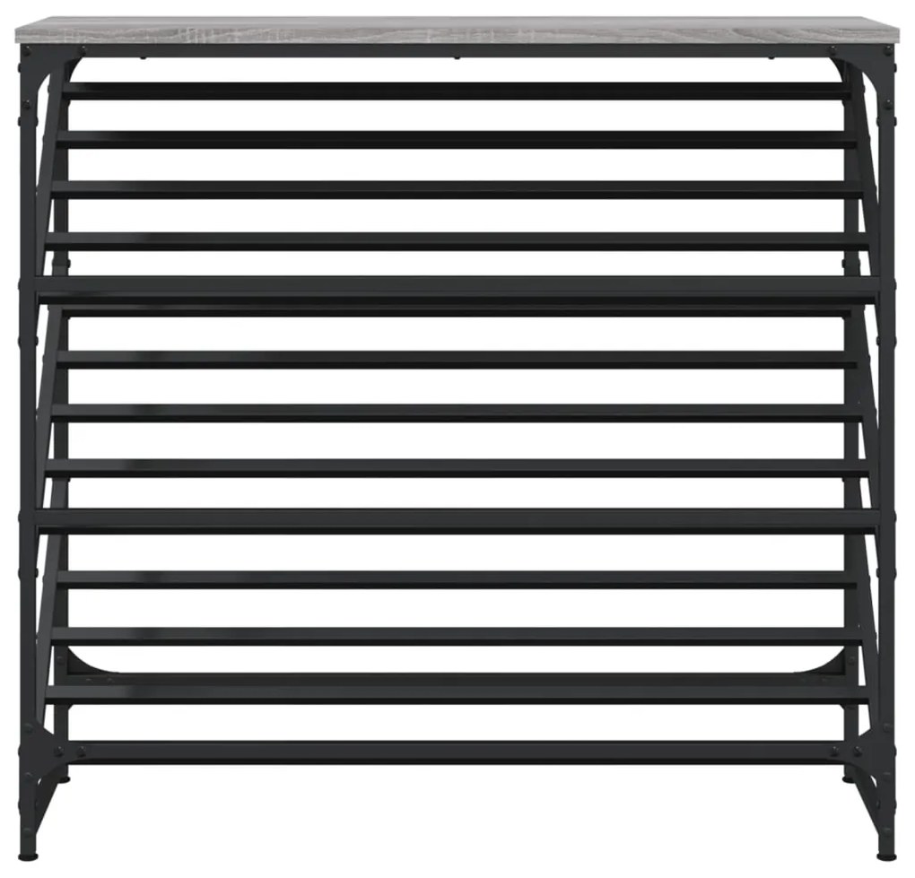Sapateira 90x30x85 cm derivados de madeira cinzento sonoma
