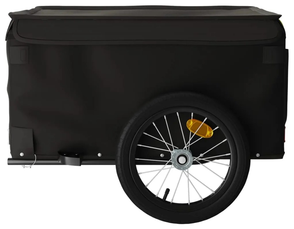 Reboque para bicicleta 45 kg ferro preto