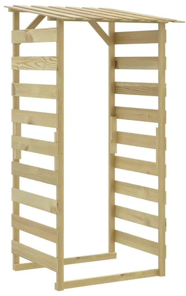 Pérgolas com telhados 2 pcs pinho impregnado 100x90x200 cm