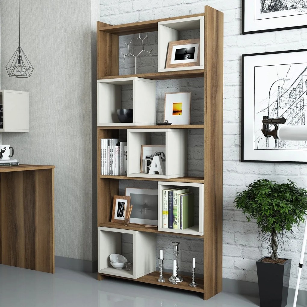 Estante Box – Nogueira – 80 cm x 170 cm x 22 cm