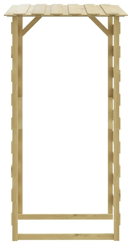 Pérgolas com telhados 2 pcs pinho impregnado 100x90x200 cm