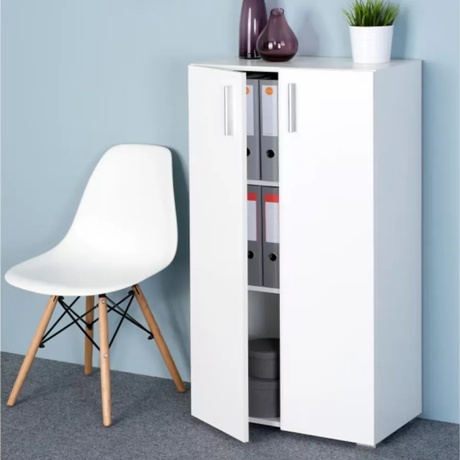 Armário multifuncional Vela 116 x 30 x 60 cm Branco