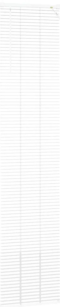 Persiana de Janela com cortinas Outros Manual Branco 40 x 220 cm Alumí
