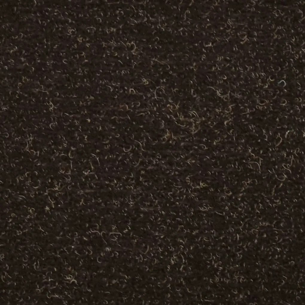 Tapetes de escada autoadesivos 5 peças 65x21x4 cm marrom escuro semici