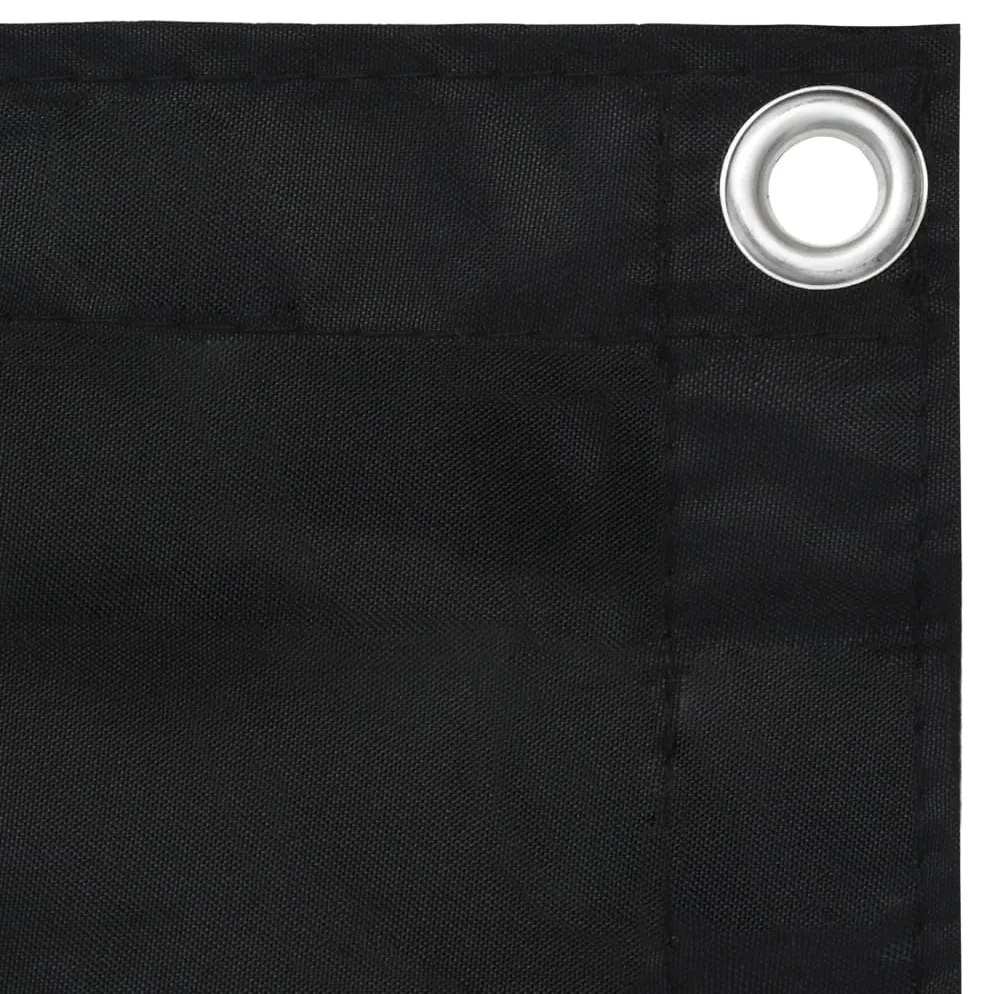 Tela de varanda 120x600 cm tecido Oxford preto