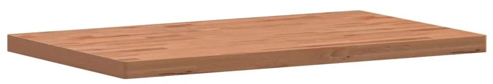 Tampo de mesa retangular 100x60x4 cm madeira de faia maciça