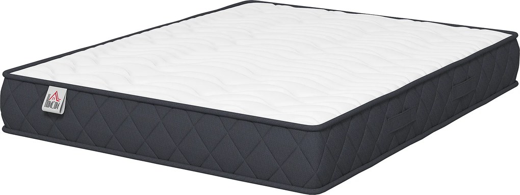 Colchão 200 x 160 cm, colchão para duas pessoas, espuma viscoelástica, 20 cm de espessura, com certificação Oeko-Tex, firmeza média