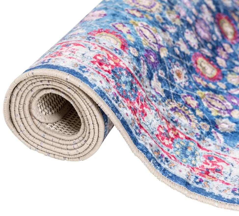 Tapete lavável antiderrapante 120x180 cm multicor