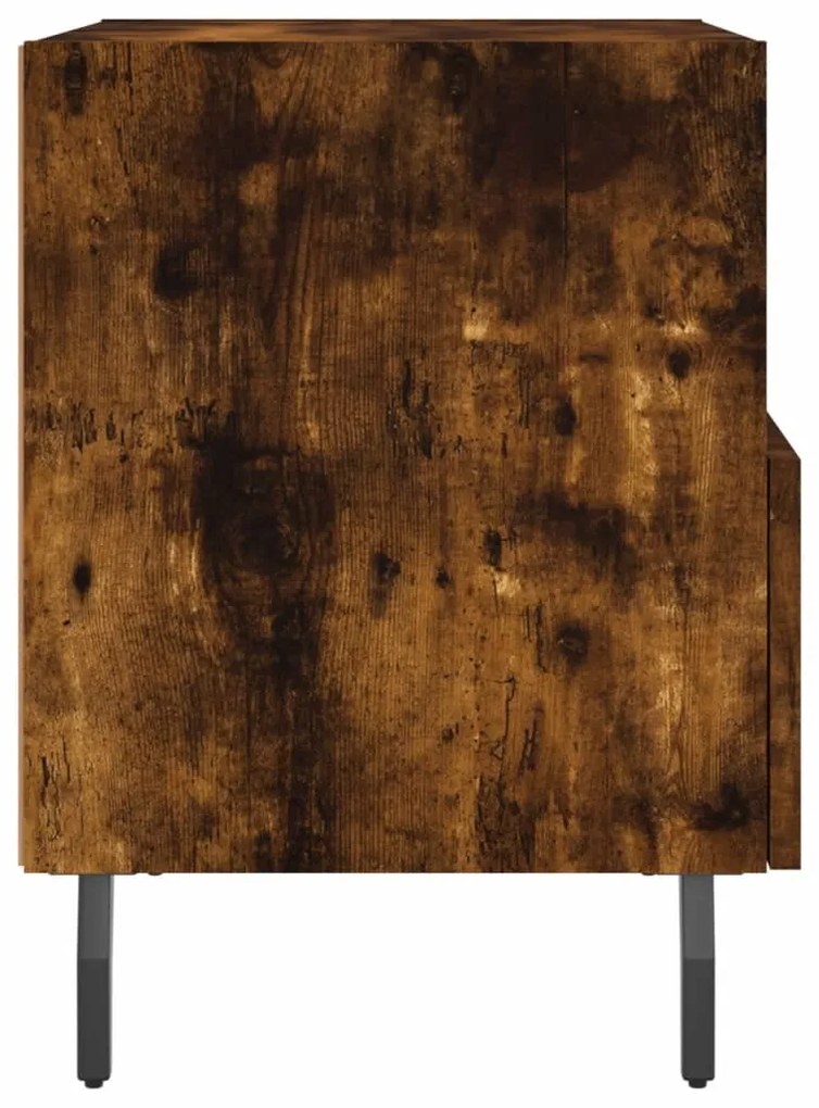 Mesa cabeceira 40x35x47,5 cm derivados madeira carvalho fumado