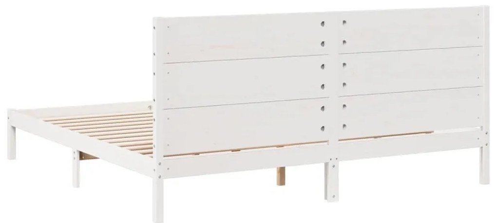 Cama extra longa sem colchão 200x220 cm madeira maciça