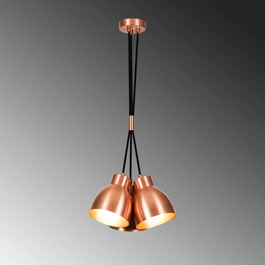 Candeeiro de Teto Sivani – Cobre – 30 cm de Diâmetro
