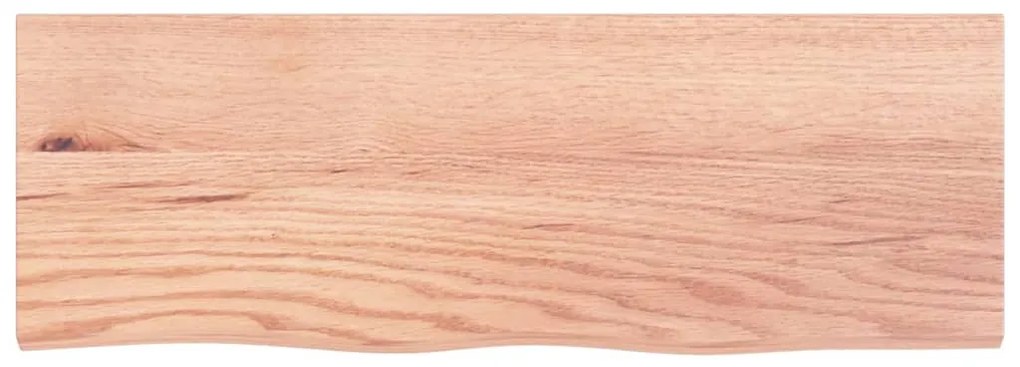 Prateleira de parede 80x30x(2-4) cm carvalho tratado castanho