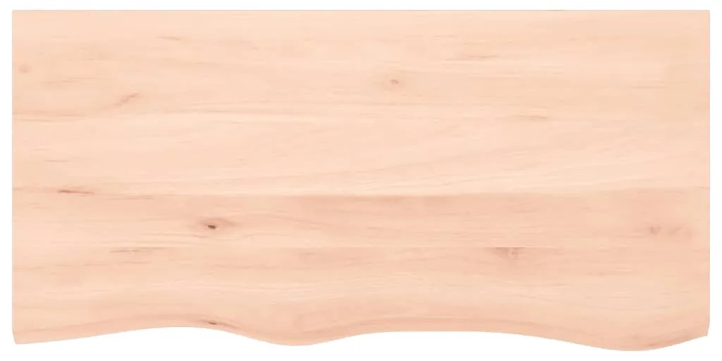 Prateleira de parede 100x50x(2-6)cm carvalho maciço não tratado