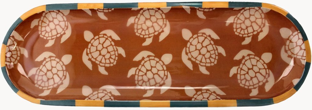 Prato em madeira de manga Turtle