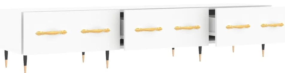 Móvel de TV 150x36x30 cm derivados de madeira branco