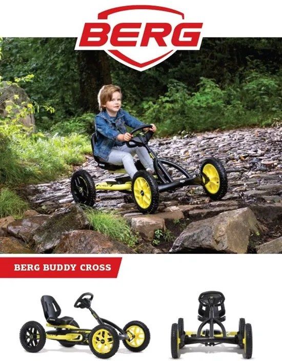 BERG BUDDY CROSS Kart A PEDAIS INFANTIL 3 A 8 ANOS