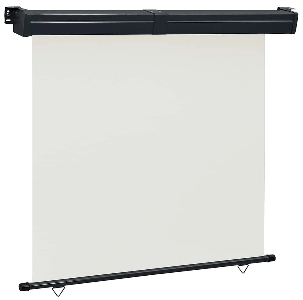 vidaXL Toldo lateral para varanda 165x250 cm creme