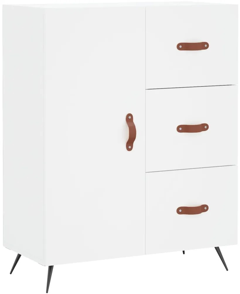 Armário alto 69,5x34x180 cm derivados de madeira branco