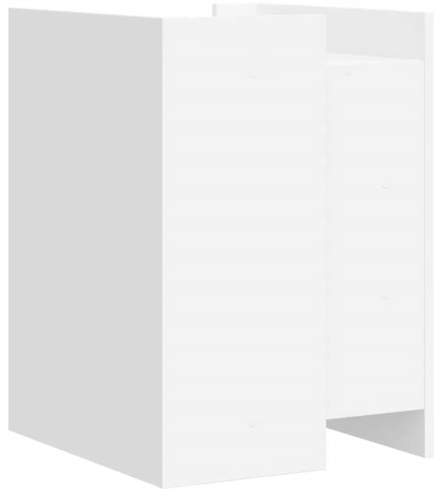 Mesa de cabeceira 45x50x65 cm derivados de madeira branco