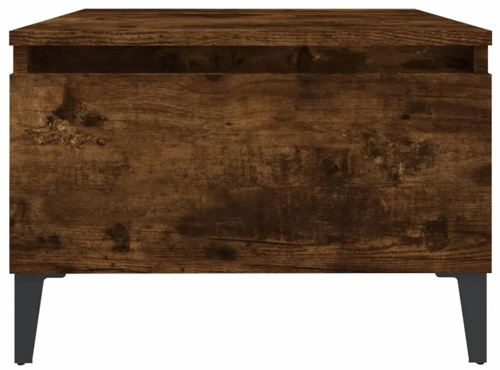 Mesa de apoio 50x46x35 cm derivados de madeira carvalho fumado