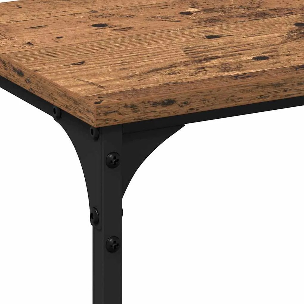 Mesa de Console Madeira Antiga 200x29x75 cm Engenharia