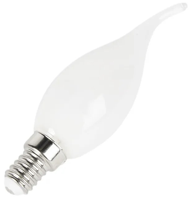 Conjunto de 5 Lâmpadas LED Filamento Velas E14 Dimerizáveis F35 Fosco 3W