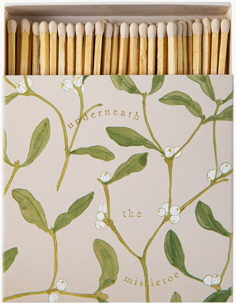 Caixa de fósforos de design Mistletoe