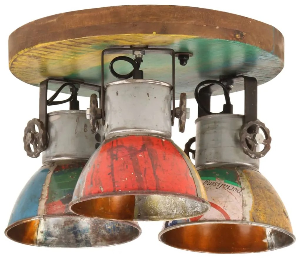 Candeeiro de teto industrial 25W 42x25 cm E27 multicor