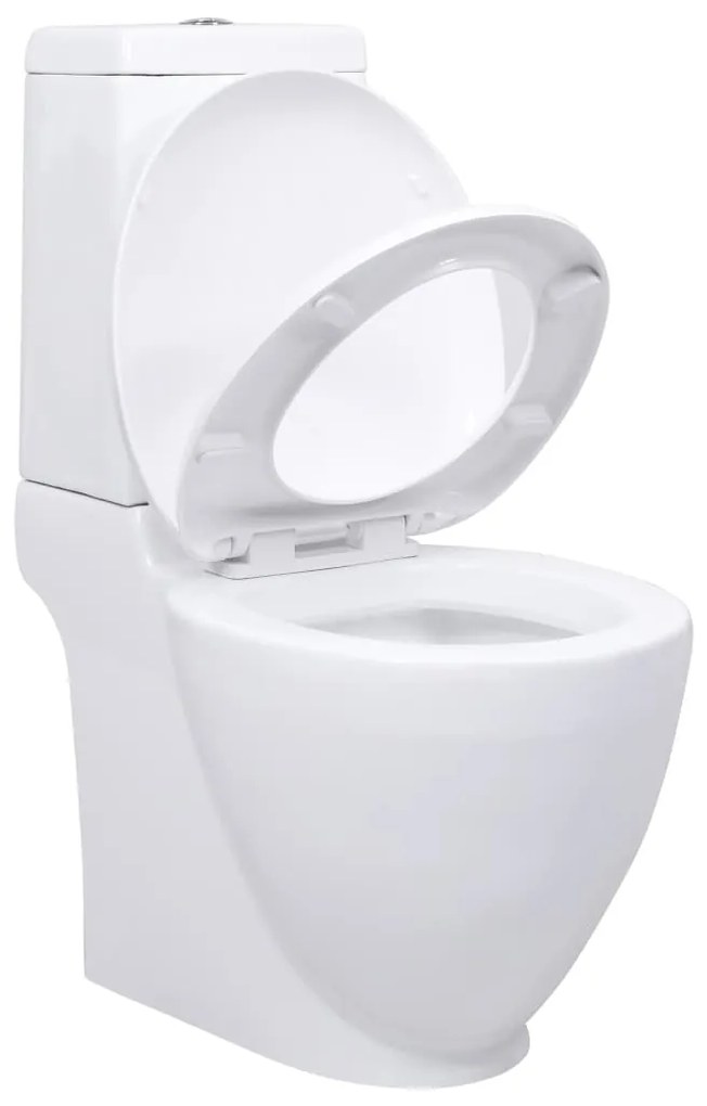 Sanita WC redonda cerâmica c/ descarga água inferior branco