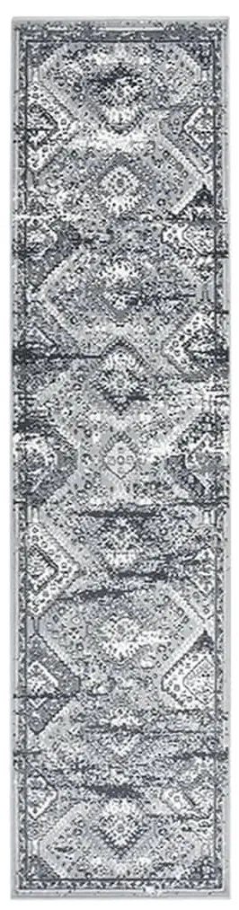 vidaXL Passadeira 60x200 cm polipropileno cinzento oriental