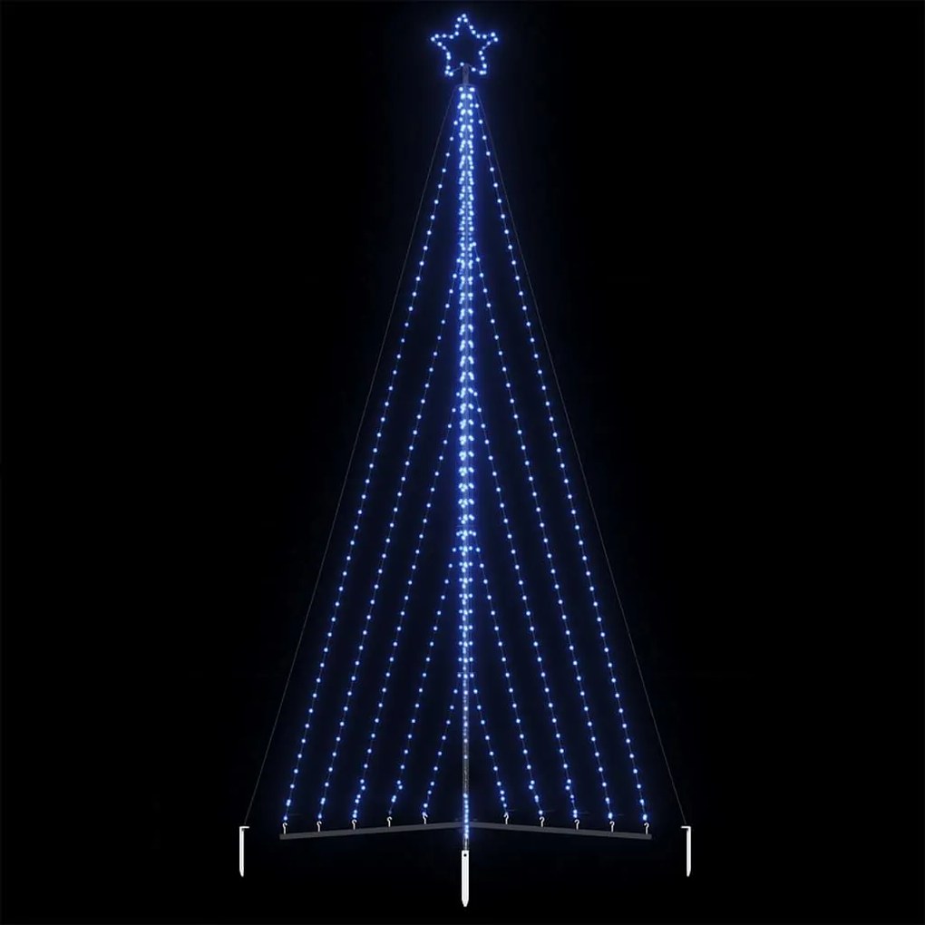 LED Árvore de Natal 570 LEDs Azul 399 cm