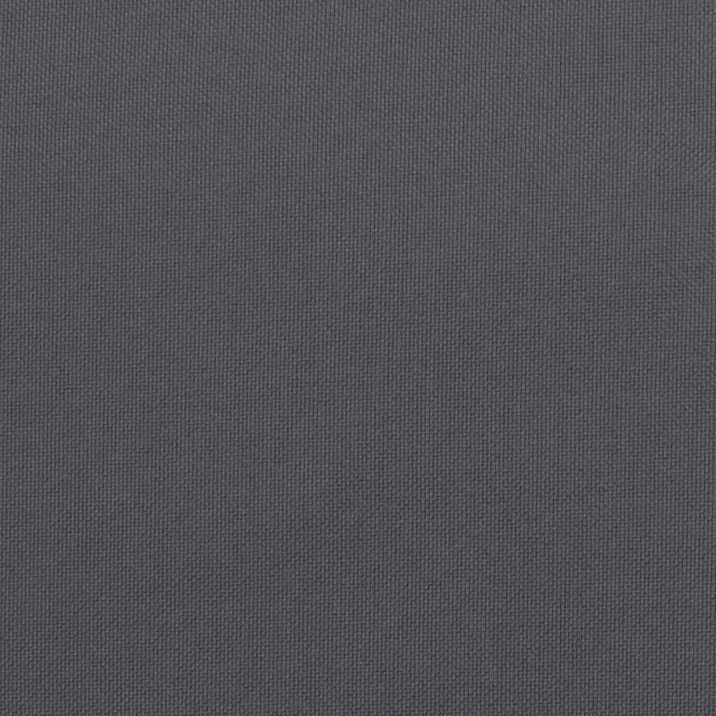 Almofadão banco jardim 150x(50+50)x7cm tecido oxford antracite