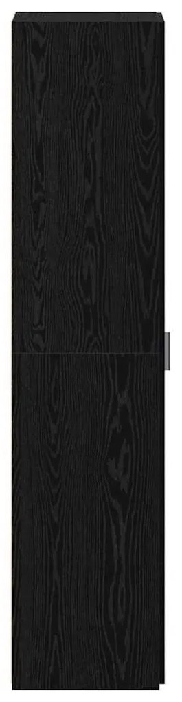 Aparador Carvalho Preto 45x42.5x185 cm Madeira Engenheirada