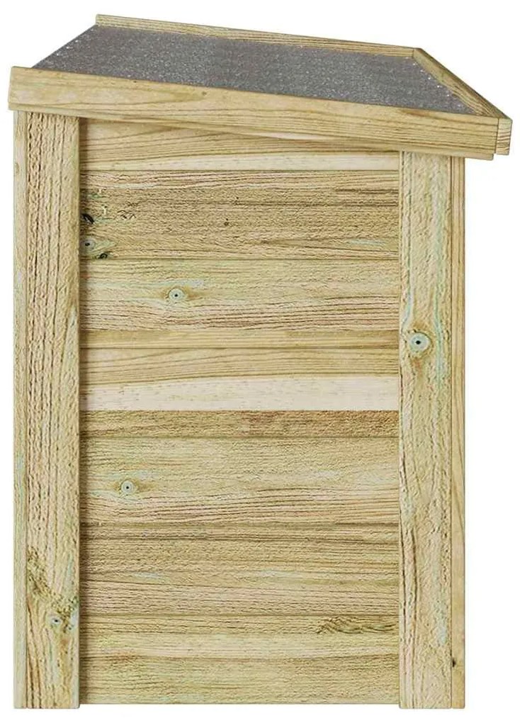 Caixa de Armazenamento 44x119x57 cm Madeira Tratada