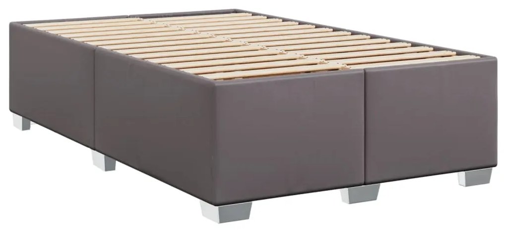 Cama com Molas/Colchão e Luzes Led - 120x200 cm - Couro Artificial Cin