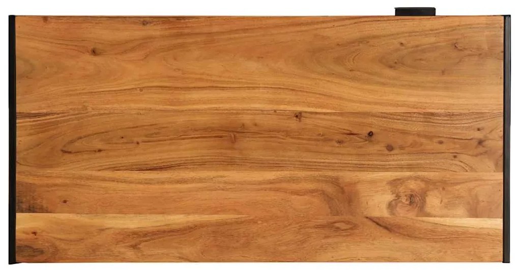 Mesa de centro 110x55x40 cm madeira de acácia maciça