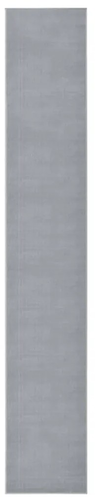 vidaXL Passadeira 80x500 cm polipropileno cinzento