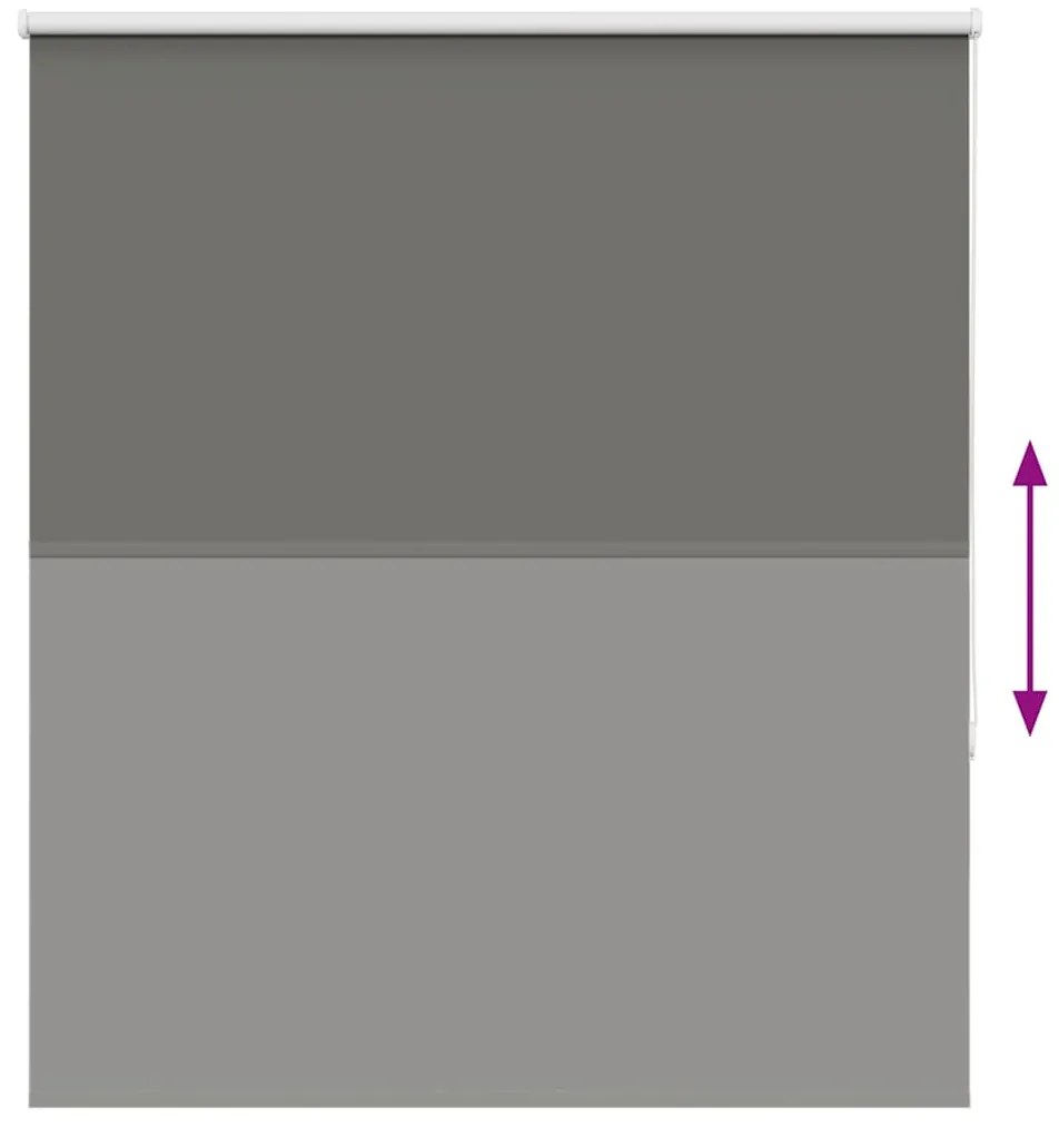 Persiana de enrolar 125x130 cm largura tecido 121,6cm poliéster