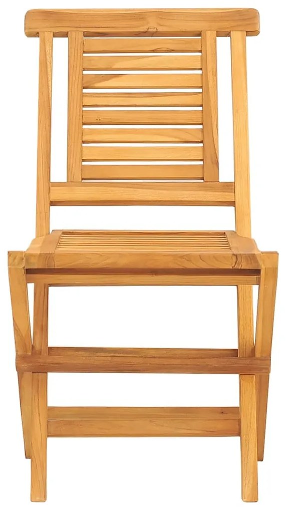 Cadeiras de jardim dobráveis 2 pcs 47x63x90 cm teca maciça