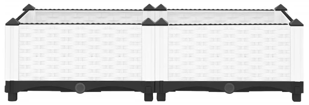 Canteiro elevado 80x40x23 cm polipropileno