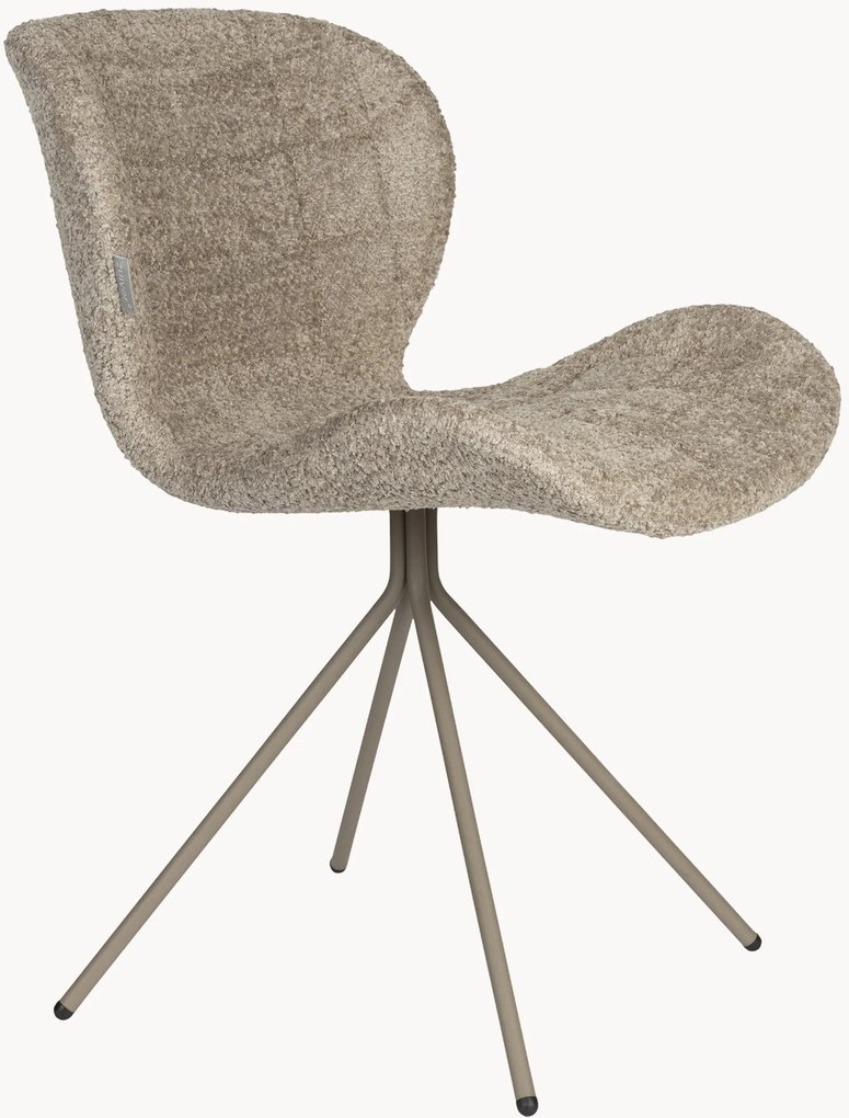 Cadeiras de jantar em bouclé OMG, conjunto de 2