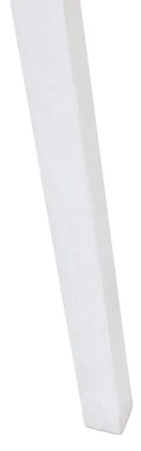 Candeeiro de pé tripé branco com cúpula azul claro 50 cm - Tripod Classic Moderno