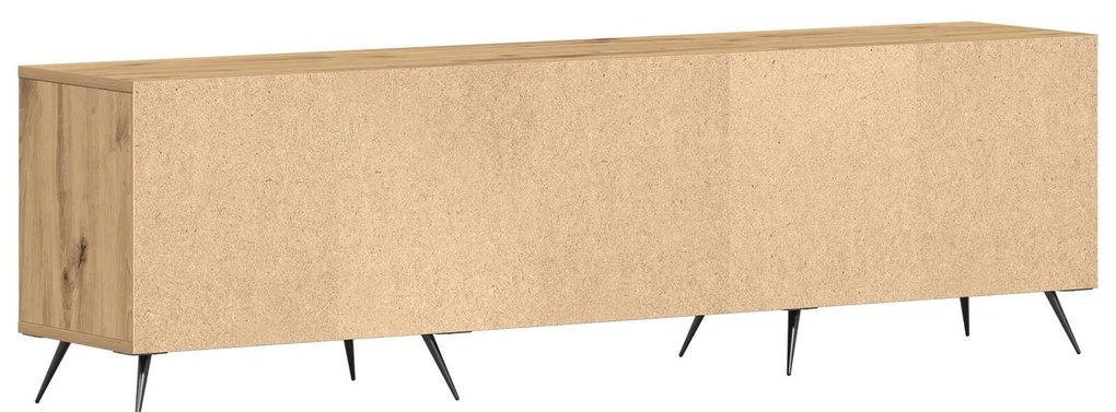 Cabide de TV Carvalho Artisan 150x30x44,5 cm Madeira de Engenharia