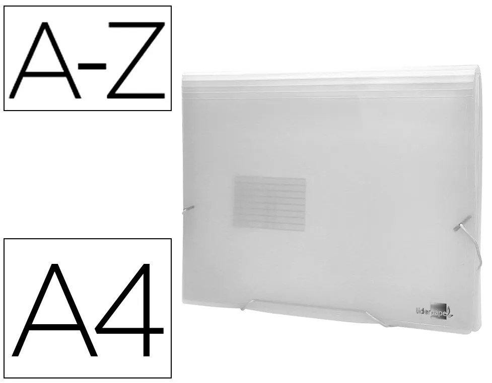 Pasta Classificadora com Fole Din A4 Transparente 13 Departamentos Cristal