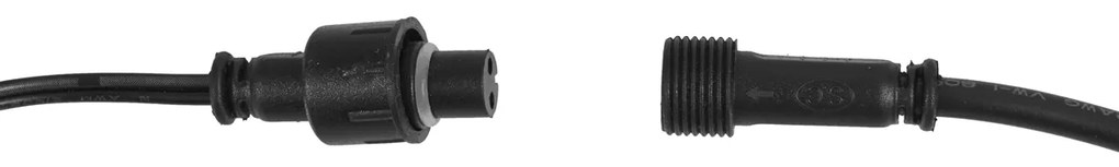 Conjunto de 5 focos de chão modernos pretos incluindo LED IP67 - Linsey