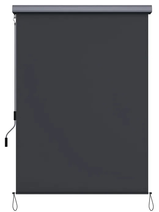 Toldo vertical 1,6 x 2,5 m cinzento