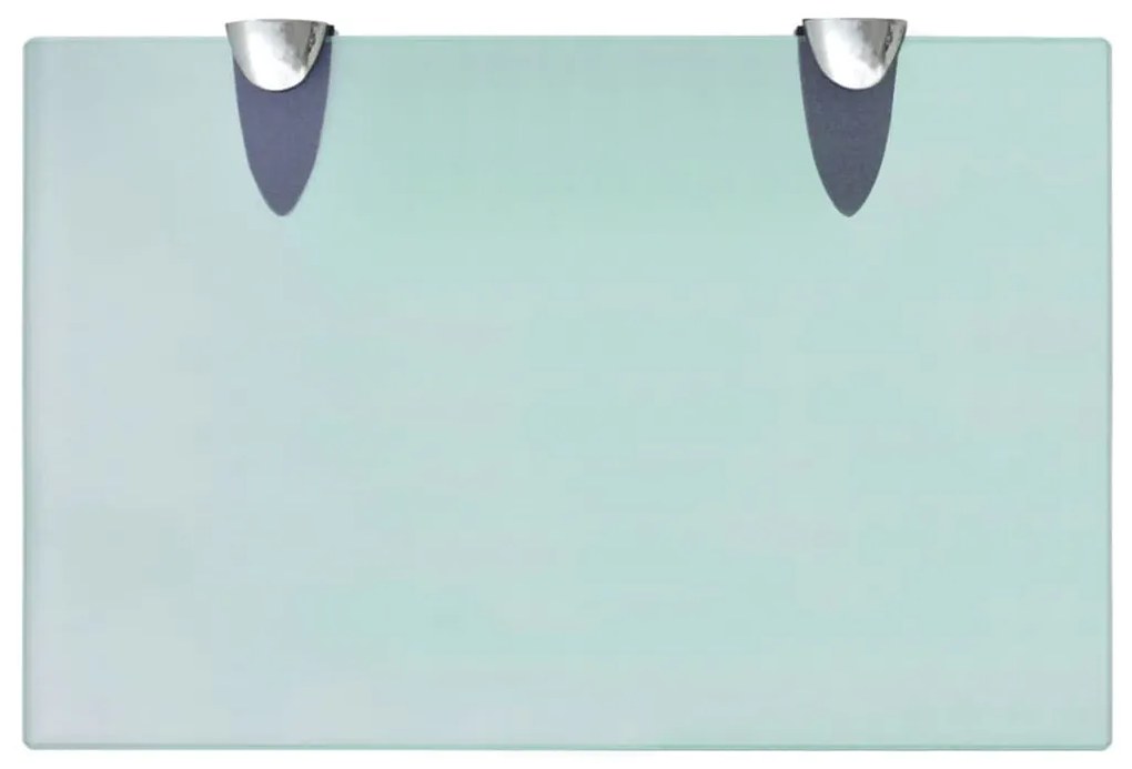Prateleira flutuante vidro 30x20 cm 8 mm